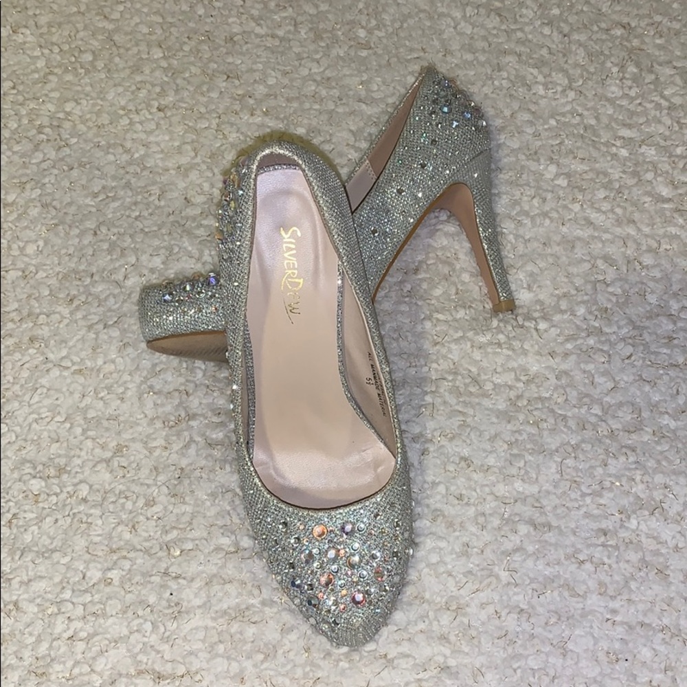 Silver heels